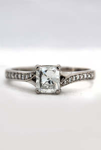Rings: Radiant Cut Diamond Ring