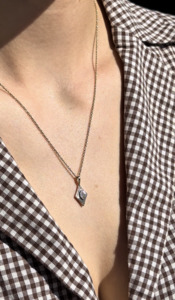 Necklaces And Pendants: Marquise diamond necklace