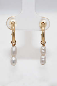 Pearl Mini Drop Earrings