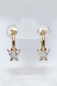 Butterfly Mini Drop Earrings