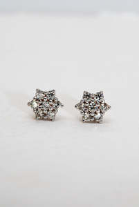 Earrings: Star Diamond Studs