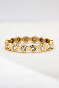 Wedders Eternity: Diamond Hexagon Ring