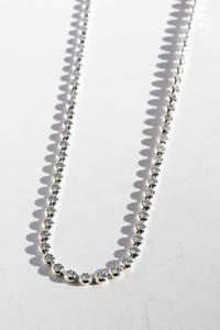 Necklaces And Pendants: Sterling Silver Faceted Necklace
