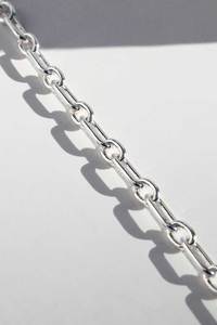Sterling Silver Figaro Paperlink Bracelet