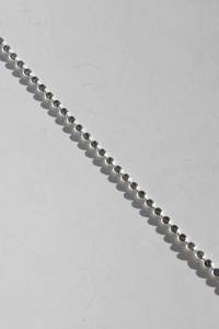 Sterling Silver Faceted Bracelet