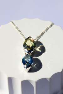 Lemon Citrine & Topaz Pendant