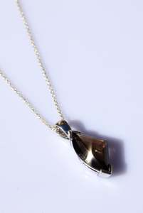 Sterling Silver Smoky Quartz Pendant