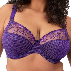 Lingerie: Elomi Charley Underwired Plunge Bra in Iris EL4380
