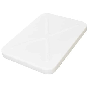 Products: Natural Lid to suit 450L Tapered Rotationally Moulded Plastic Tubs (RTR450NLID) - Richmond Rolling Solutions NZ