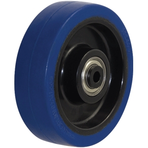 Products: 125mm Rebound Rubber Wheel 5/16" Axle Diameter (RR5077-31) - Richmond Rolling Solutions NZ