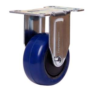 Products: 75mm Reb Rubber Wheel 80kg Capacity Castor (R3351) - Richmond Rolling Solutions NZ