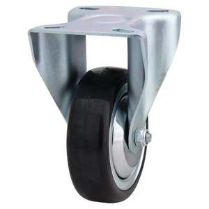 100mm Anti-Static Rigid Zinc Durolite Castor (R4121) - Richmond Rolling Solutions NZ
