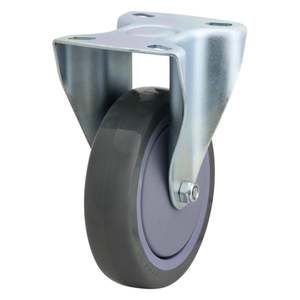 150mm Poly Nylon Rigid Zinc Durolite Castor (R6107) - Richmond Rolling Solutions NZ