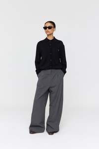 Serge Pant  AW26 Charcoal