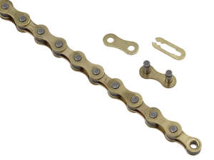 Chains: Bike chain YBN single speed Gold