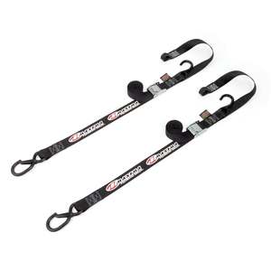 Wall Racks: Tie Downs Latch Hook Maxima Bike 2 Pack Black
