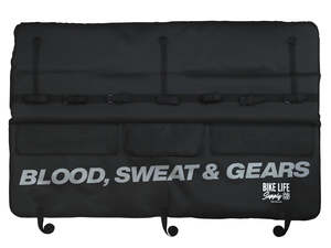 Wall Racks: Ute Tailgate Bike Pad Black Blood Sweat & Gears