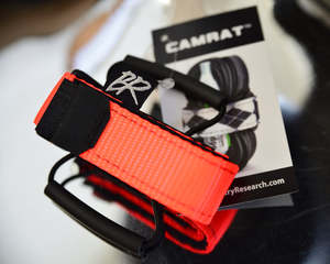 Tie Downs: Camrat Strap Road Bike Saddle Mount Orange