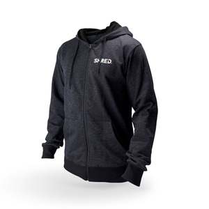 Streetwear: Hoodie SHRED MTB Zip Up Charcoal Medium
