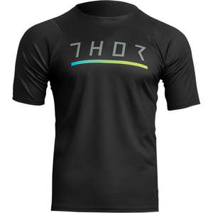 Jerseys: Jersey Thor MTB MX Assist Caliber Black 2XL
