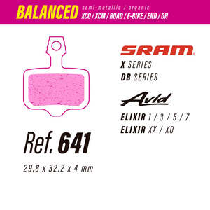 Brake Pads: Less Brakes SRAM Balanced 641