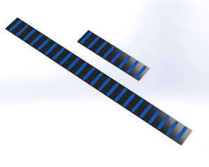 Mudguards: Pro Mud Guard Sticker Bolt On Mini Blue RRP