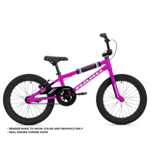 Haro Shredder Girls 18 Gloss Magenta/Silver