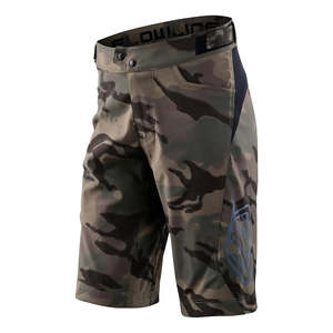 Troy Lee Designs Flowline Short Shell Spray Camo Army | Youth