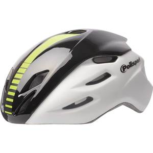 Polisport Aero R – Large Cycling Helmet (White/Black, 58–61 cm)