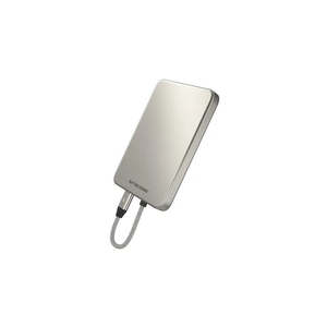 Accessories: Nitecore 5,000MAH Magnetic Ultra Thin Power Bank Built-in USB Titanium Gray