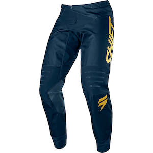 Shift 3lack Label Gear: SHIFT 3LACK MAINLINE PANTS NAVY/GOLD