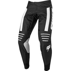 Shift 3lack Label Gear: SHIFT 3LACK STRIKE PANTS BLACK/WHITE