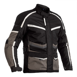Streetbike Jackets: RST MAVERICK CE TEXTILE JACKET [BLACK/GREY]