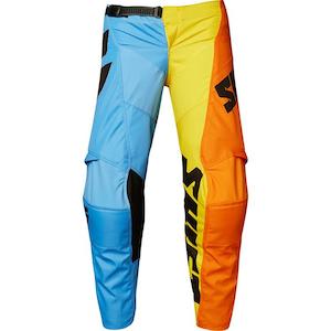 Shift Mx18: SHIFT YOUTH WHIT3 TARMAC PANTS [ORANGE/BLUE]