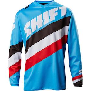 Shift Mx17: SHIFT WHIT3 TARMAC JERSEY [BLUE] XL