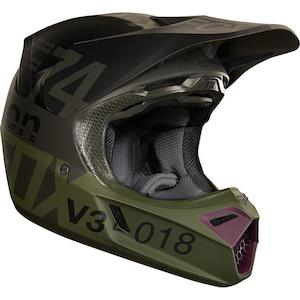 FOX V3 DRAFTR HELMET ECE [CHARCOAL]