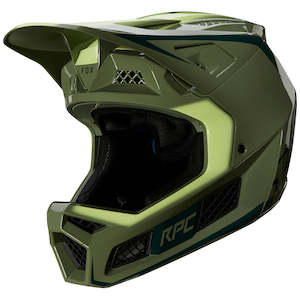 Fox Rampage Pro Carbon Helmets 499: FOX RAMPAGE PRO CARBON HELMET DIAZ [PINE] XL