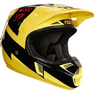 Fox Mx18: YOUTH V1 MASTAR HELMET ECE [YELLOW]