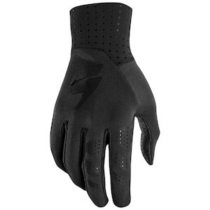 Shift Mx18: SHIFT 3LUE AIR GLOVES [BLACK/BLACK]