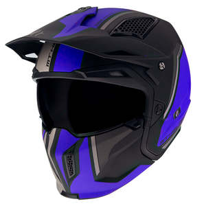 Streetbike Helmets: MT STREETFIGHTER SV TWIN [MATT BLUE] 56 S