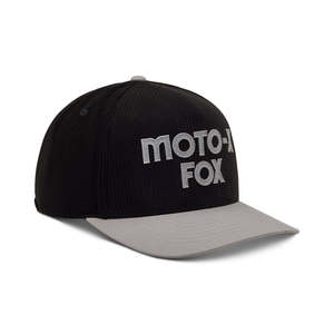 Headwear: FOX MOTO-X CORDUROY HAT [BLACK]