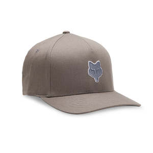 Headwear: FOX HEAD FLEXFIT HAT [STEEL GREY] S/M