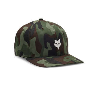 FOX HEAD CAMO TECH FLEXFIT HAT [GREEN CAMO]