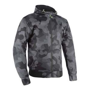 Streetbike Jackets: Oxford Super Hoodie 2.0 Jacket - Grey Camo