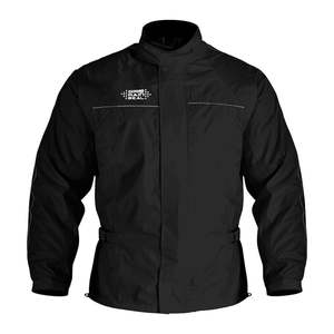 Streetbike Jackets: Oxford Rainseal Over Jacket - Black