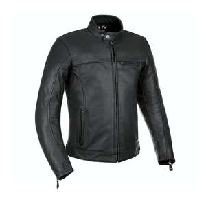 Streetbike Jackets: Oxford Walton Leather Jacket - Black
