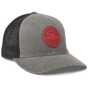 Headwear: FOX MYSTICKS FLEXFIT HAT [PEWTER]