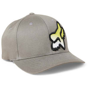 Headwear: FOX TOXSYK FLEXFIT HAT [PEWTER]