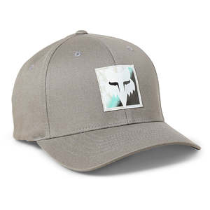 Headwear: FOX DETONATE FLEXFIT HAT [PEWTER]