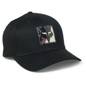 Headwear: FOX DETONATE FLEXFIT HAT [BLACK]